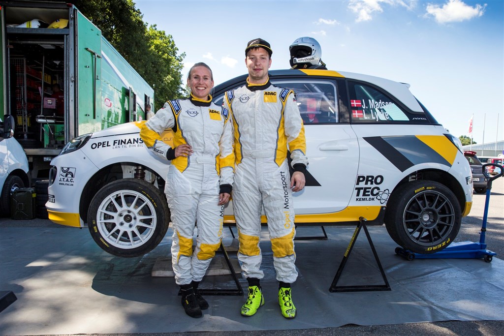 Jacob Madsen og Line Lykke Jensen brugte hele tre dage inden Rally Barum på at træne på de meget krævende hastighedsprøver
(Foto: Josef Petru)